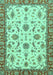 Oriental Turquoise Traditional Rug, abs2893turq