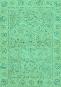 Oriental Turquoise Traditional Rug, abs2894turq