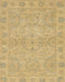 Machine Washable Abstract Gold Rug, wshabs2894