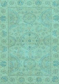 Oriental Light Blue Traditional Rug, abs2894lblu