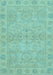 Oriental Light Blue Traditional Rug, abs2894lblu