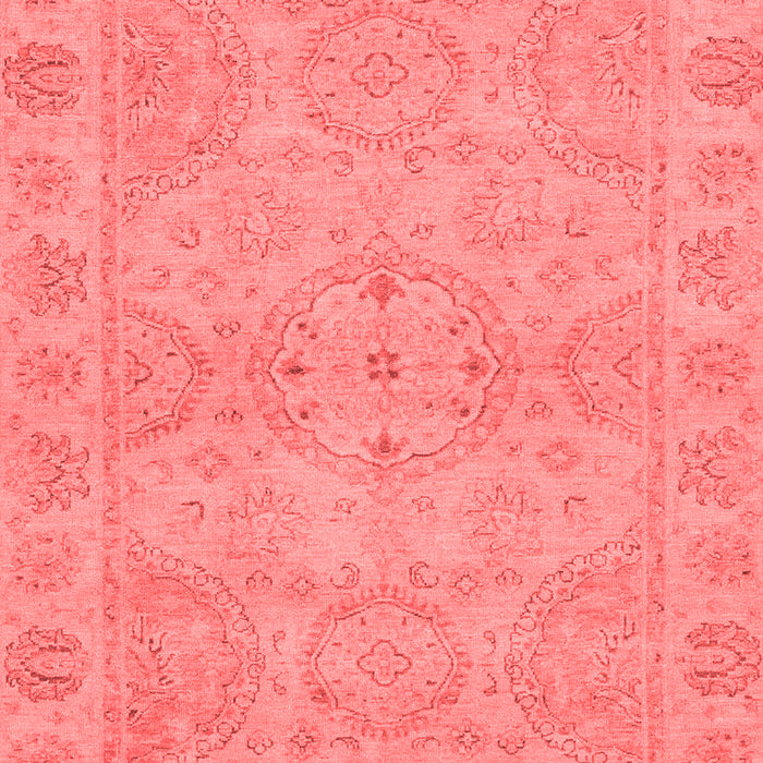 Machine Washable Oriental Red Traditional Rug, wshabs2894red
