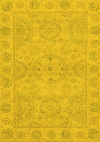 Oriental Yellow Traditional Rug, abs2894yw