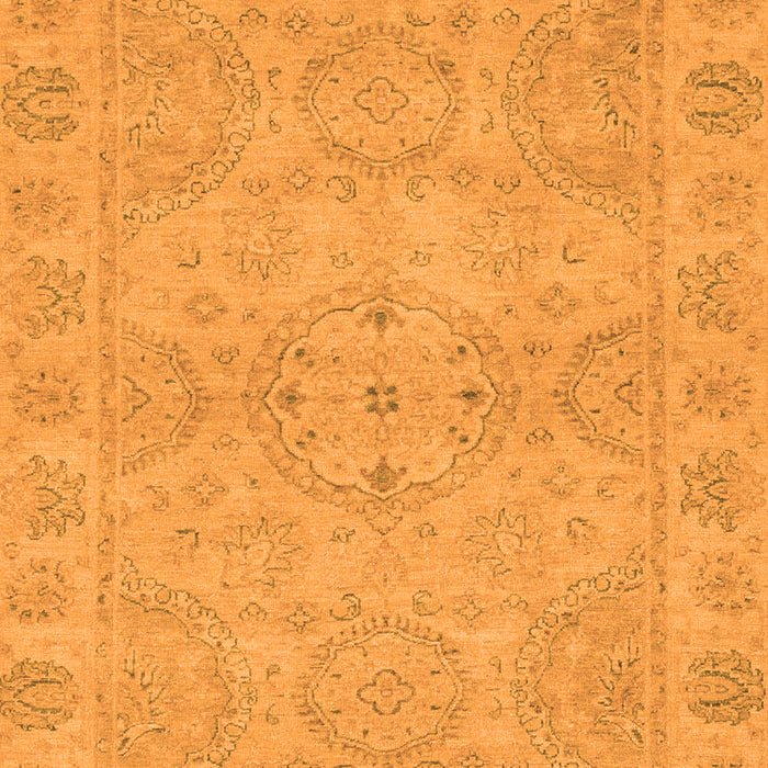 Machine Washable Oriental Orange Traditional Area Rugs, wshabs2894org