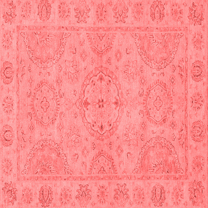 Machine Washable Oriental Red Traditional Rug, wshabs2894red