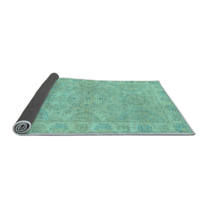 Sideview of Oriental Light Blue Traditional Rug, abs2894lblu