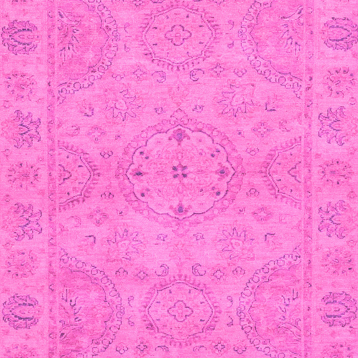 Machine Washable Oriental Pink Traditional Rug, wshabs2894pnk