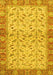 Oriental Yellow Traditional Rug, abs2895yw