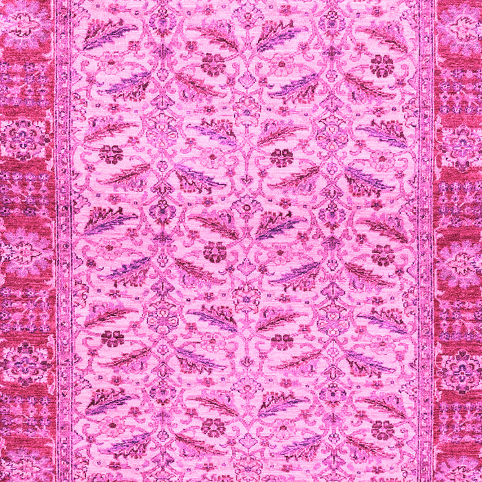 Machine Washable Oriental Pink Traditional Rug, wshabs2895pnk