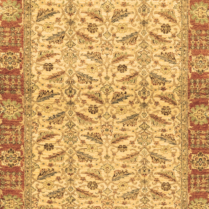 Machine Washable Oriental Brown Traditional Rug, wshabs2895brn