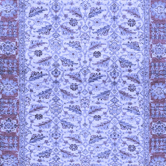Machine Washable Oriental Blue Traditional Rug, wshabs2895blu
