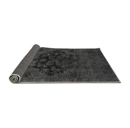 Sideview of Abstract Gray Modern Rug, abs2896gry