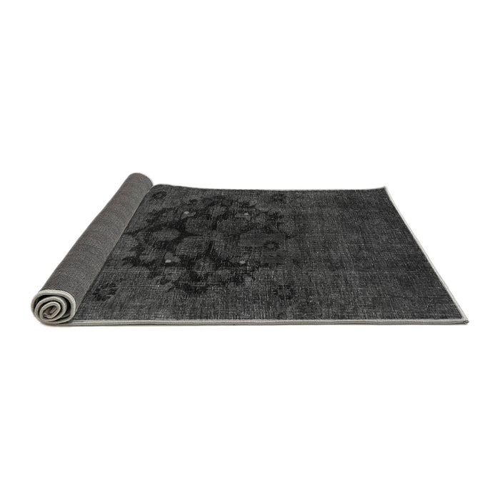 Sideview of Abstract Gray Modern Rug, abs2896gry