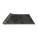 Sideview of Abstract Gray Modern Rug, abs2896gry