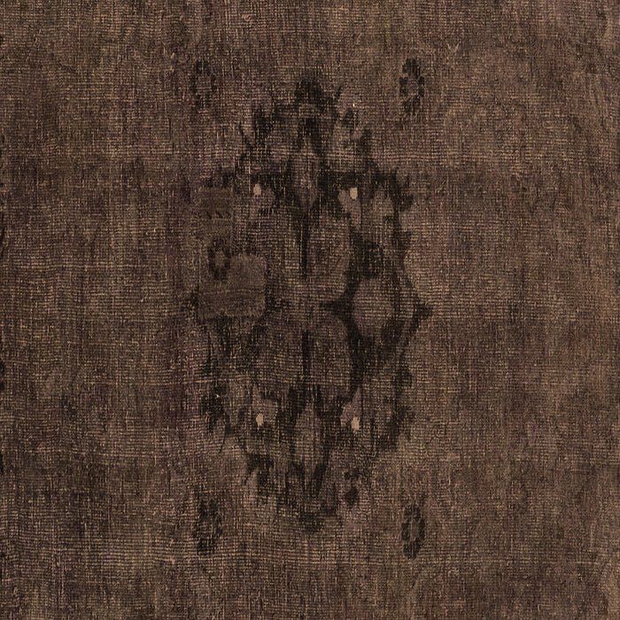 Square Abstract Brown Modern Rug, abs2896brn