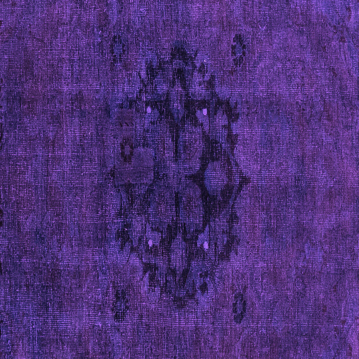 Square Abstract Purple Modern Rug, abs2896pur