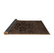 Sideview of Abstract Brown Modern Rug, abs2896brn