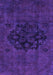 Machine Washable Abstract Purple Modern Area Rugs, wshabs2896pur