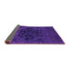 Sideview of Abstract Purple Modern Rug, abs2896pur