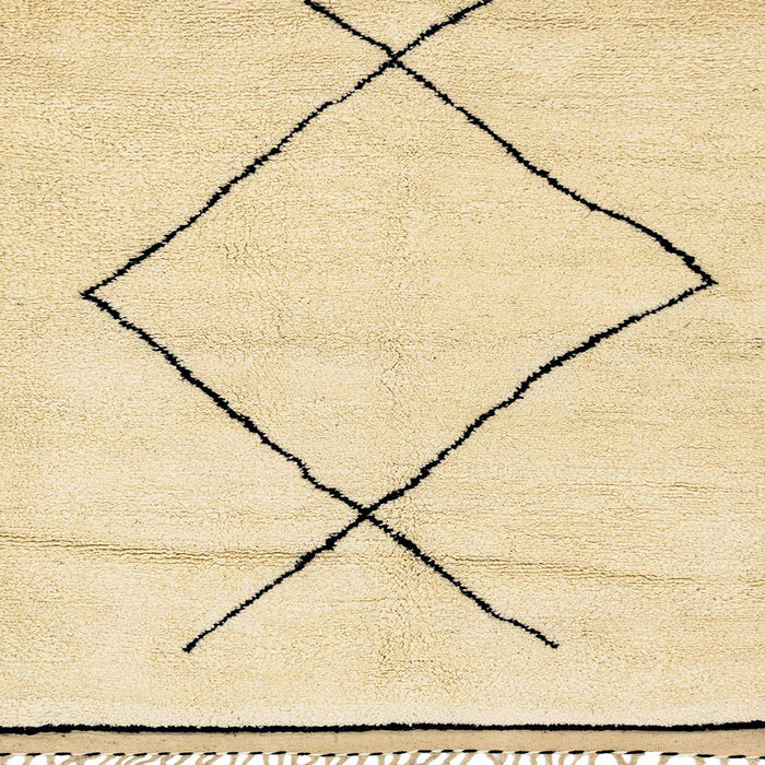 Square Abstract Sun Yellow Solid Rug, abs2897