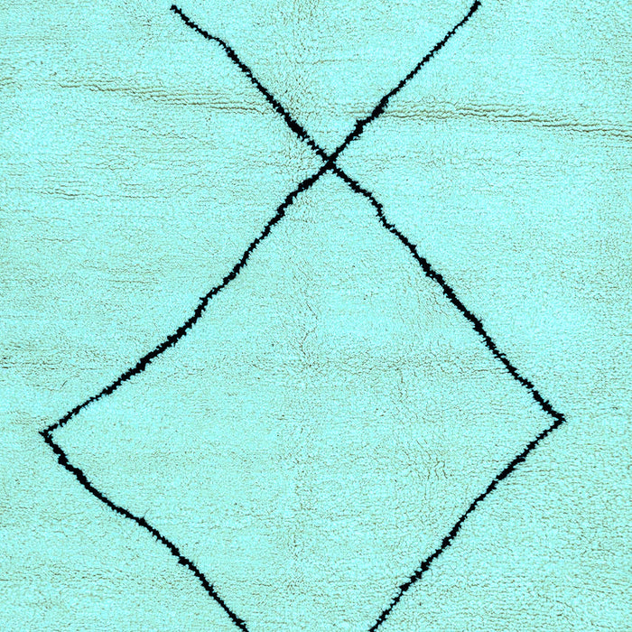 Machine Washable Solid Light Blue Modern Rug, wshabs2897lblu