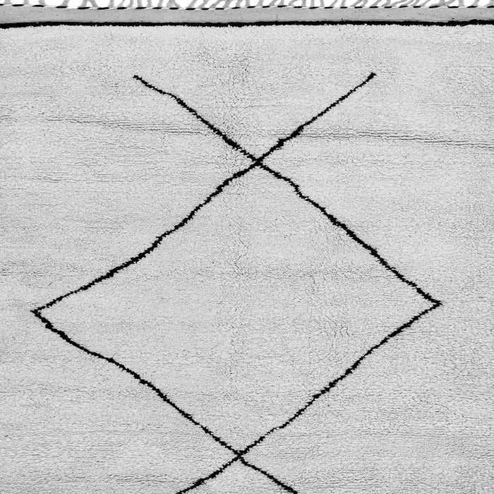 Square Solid Gray Modern Rug, abs2897gry