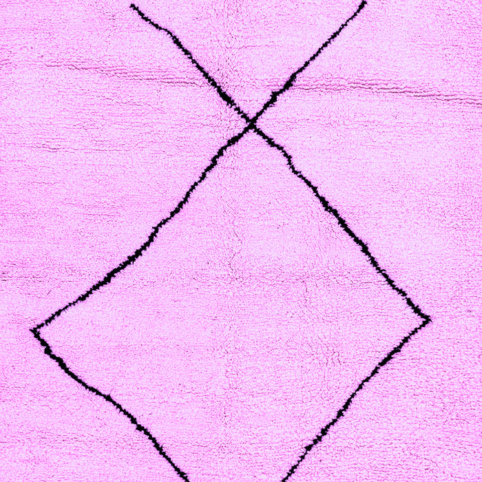 Solid Purple Modern Rug, abs2897pur