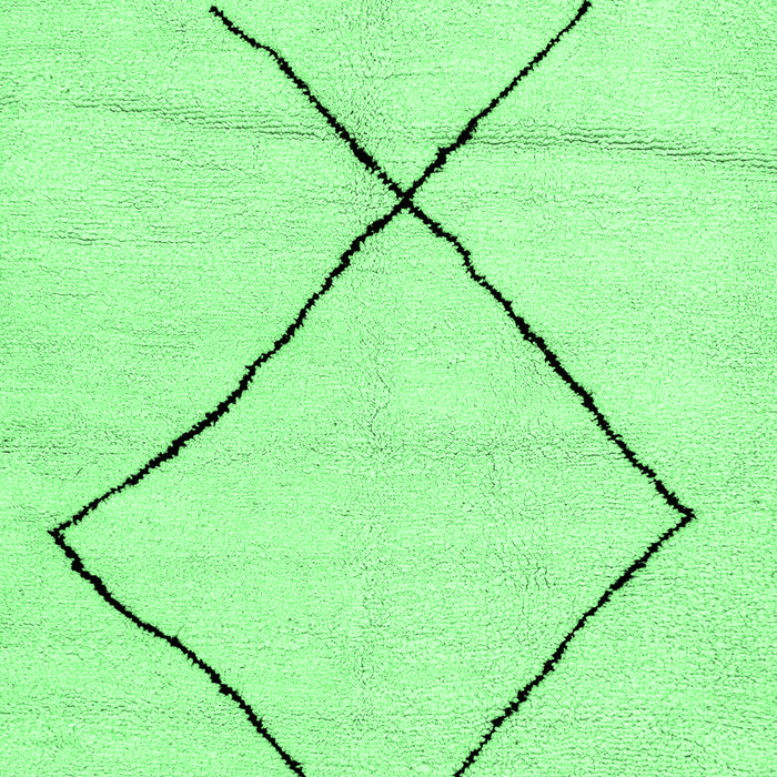 Solid Emerald Green Modern Rug, abs2897emgrn