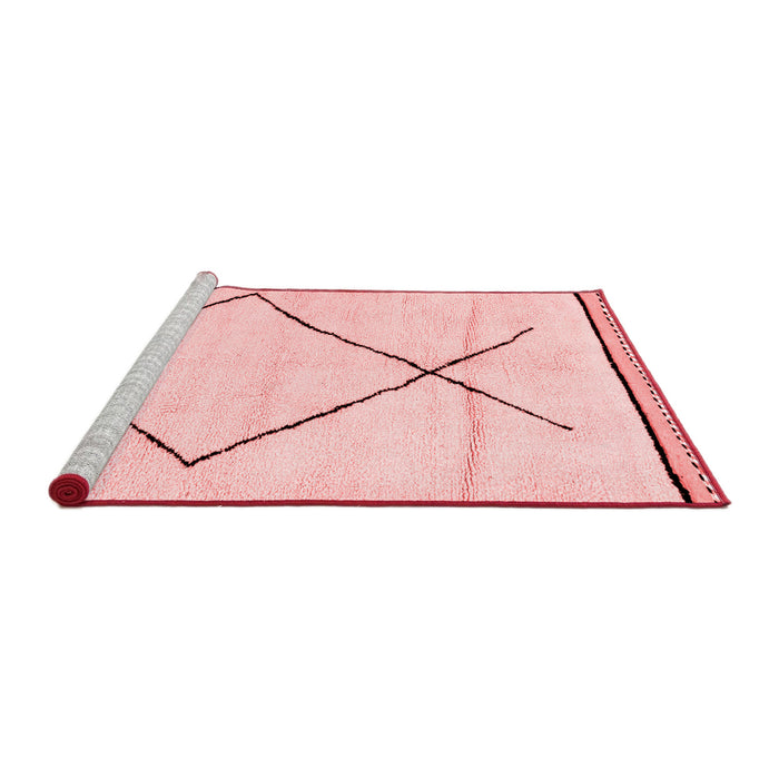Modern Red Washable Rugs