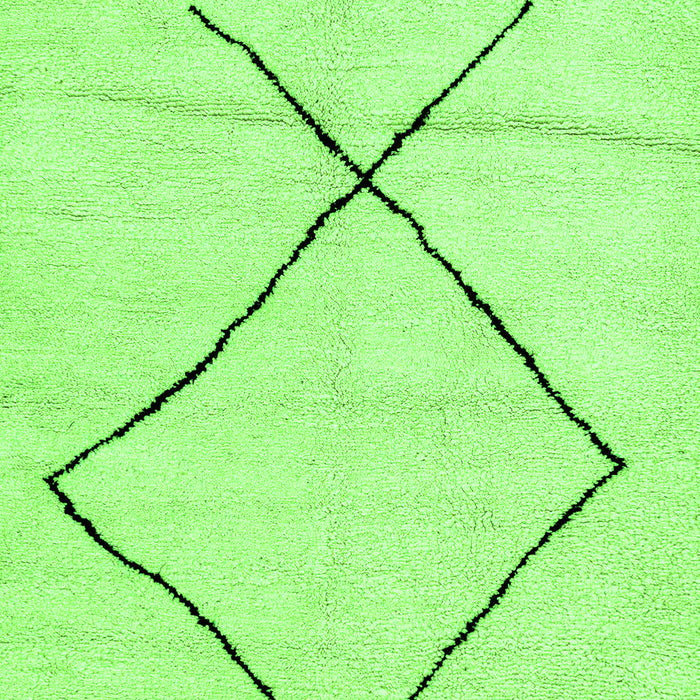 Solid Green Modern Rug, abs2897grn