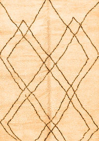 Solid Orange Modern Rug, abs2898org