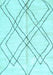 Solid Light Blue Modern Rug, abs2898lblu