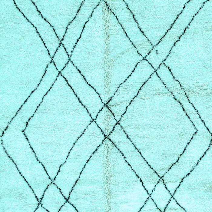 Solid Light Blue Modern Rug, abs2898lblu