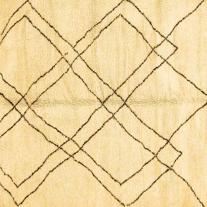 Square Machine Washable Solid Brown Modern Rug, wshabs2898brn