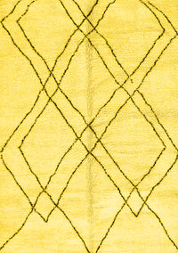 Solid Yellow Modern Rug, abs2898yw