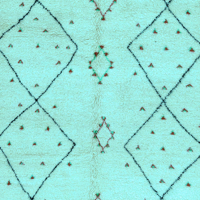 Machine Washable Solid Light Blue Modern Rug, wshabs2899lblu