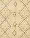 Machine Washable Abstract Brown Gold Rug, wshabs2899