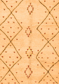 Solid Orange Modern Rug, abs2899org