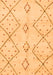 Solid Orange Modern Rug, abs2899org