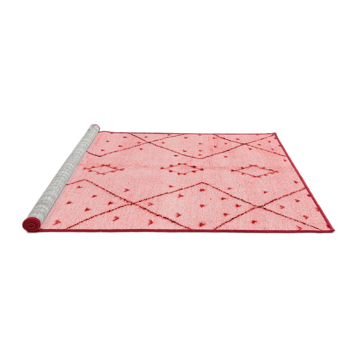 Modern Red Washable Rugs