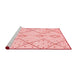 Modern Red Washable Rugs