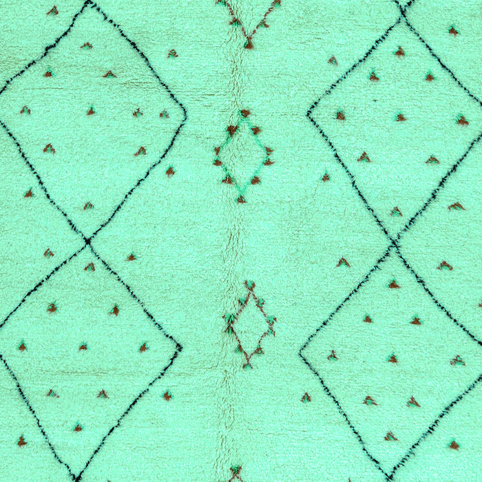 Solid Turquoise Modern Rug, abs2899turq