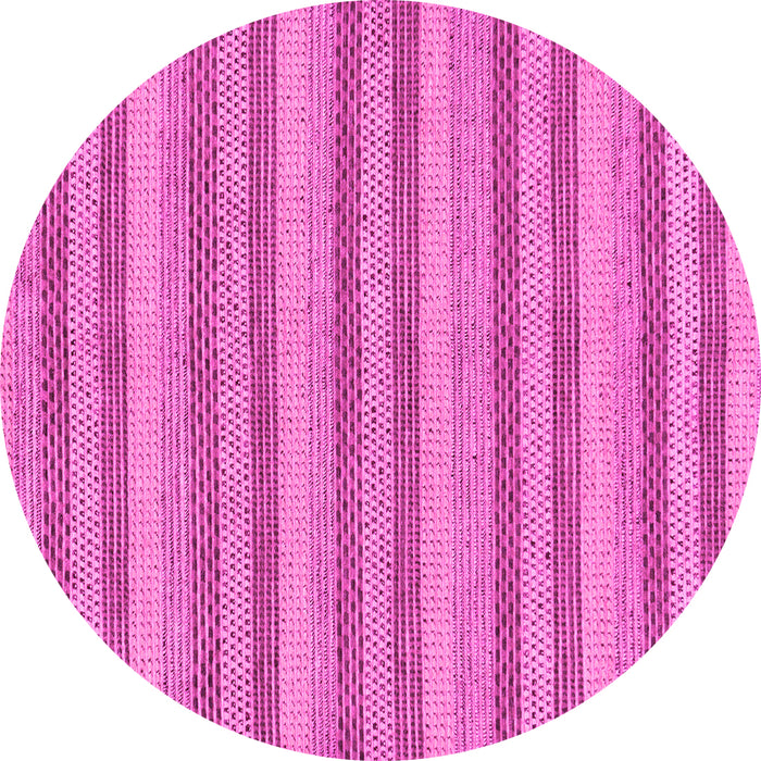 Round Oriental Pink Modern Rug, abs289pnk