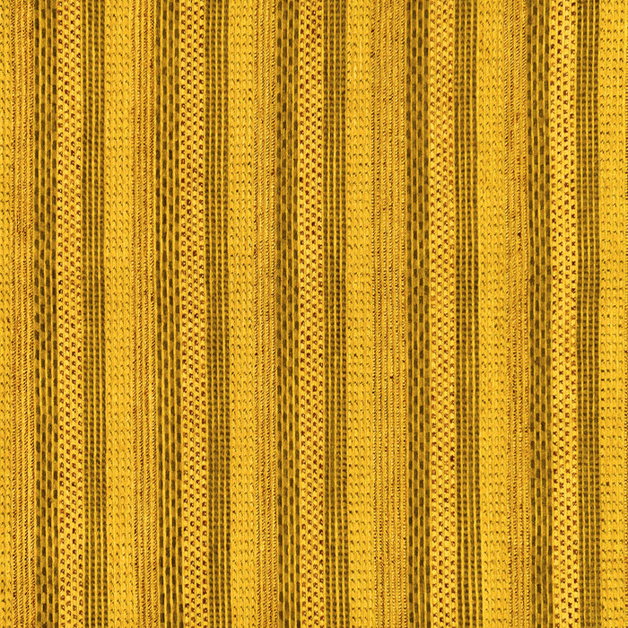 Square Machine Washable Oriental Yellow Modern Rug, wshabs289yw