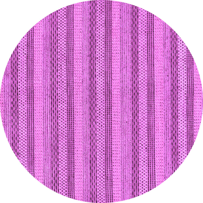 Round Machine Washable Oriental Purple Modern Area Rugs, wshabs289pur