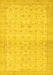 Oriental Yellow Traditional Rug, abs28yw