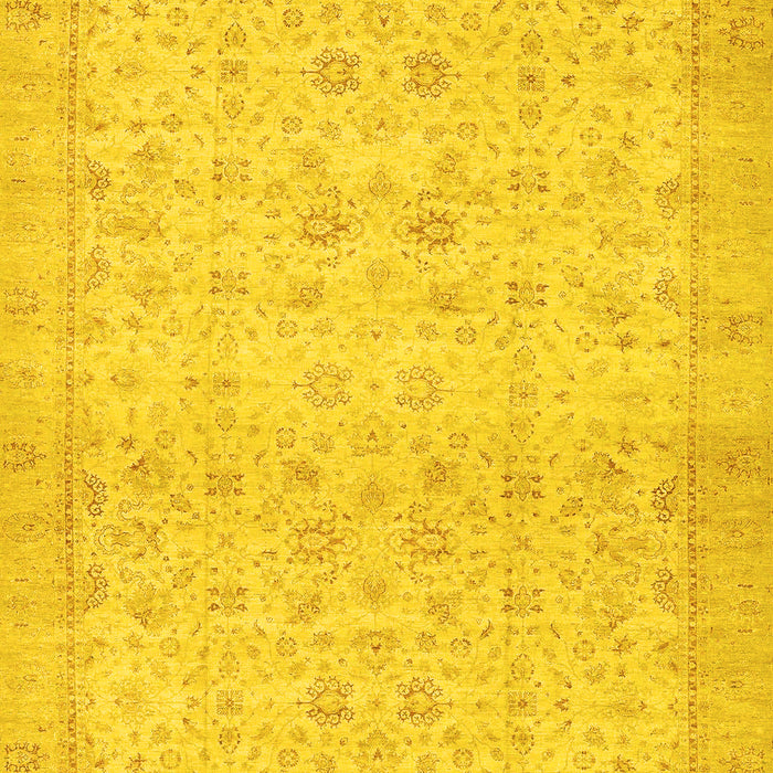 Oriental Yellow Traditional Rug, abs28yw