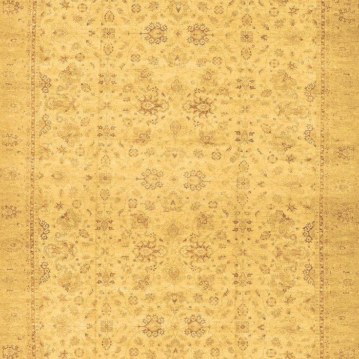 Machine Washable Oriental Brown Traditional Rug, wshabs28brn