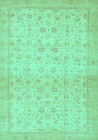 Oriental Turquoise Traditional Rug, abs28turq