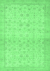 Oriental Emerald Green Traditional Rug, abs28emgrn